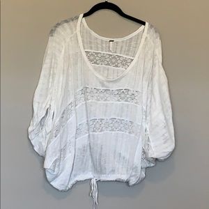 Free People White Top (Flowy)